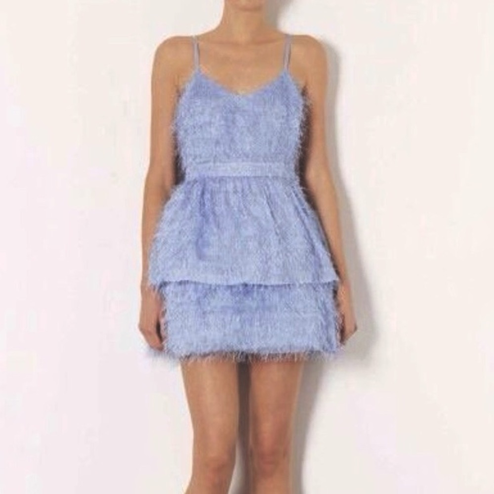 ❣️TOPSHOP Petite Fringe Mini Dress